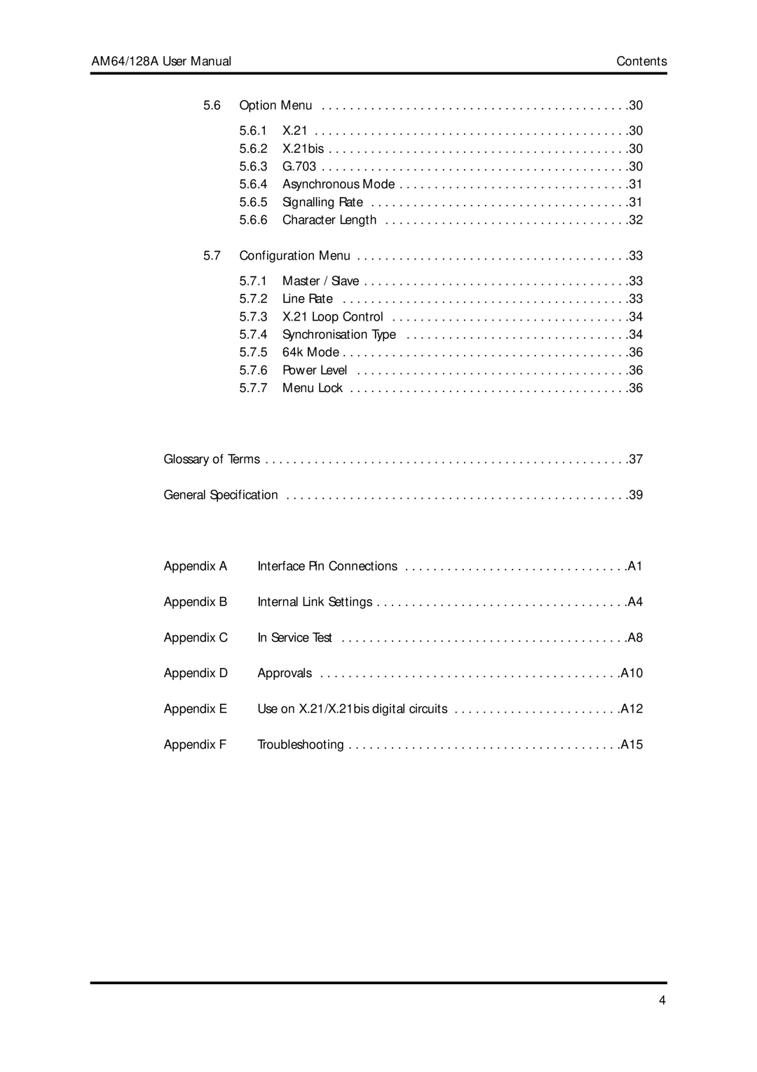 American Telecom AM64/128A manual Appendix B 