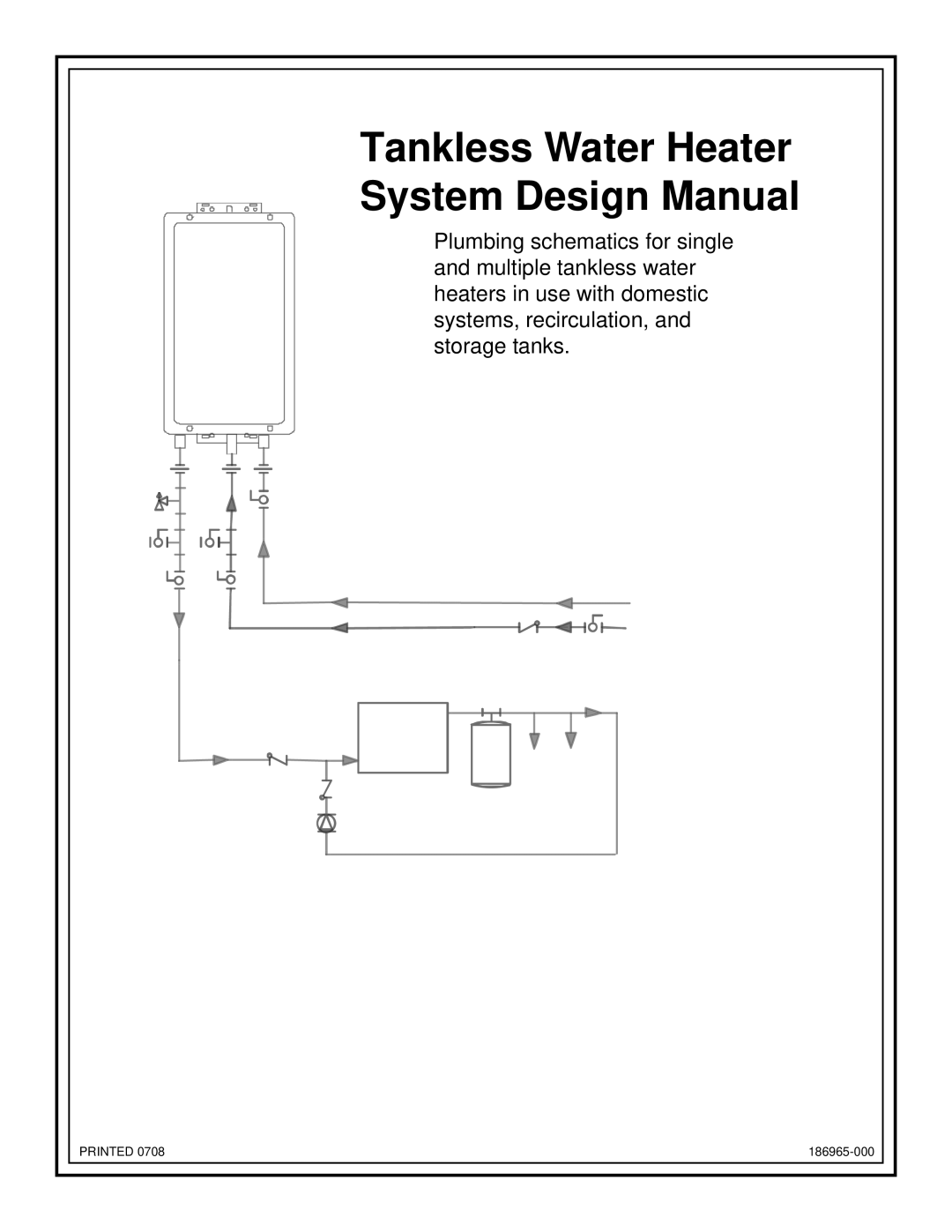 American Water Heater ATI-705-N, ATO-505-N, ATI-505-P, ATI-305-N, ATO-305-P manual Tankless Water Heater System Design Manual 