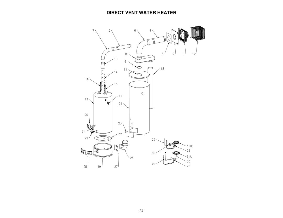 American Water Heater DIRECT VENT GAS WATER HEATER instruction manual Direct Vent Water Heater 