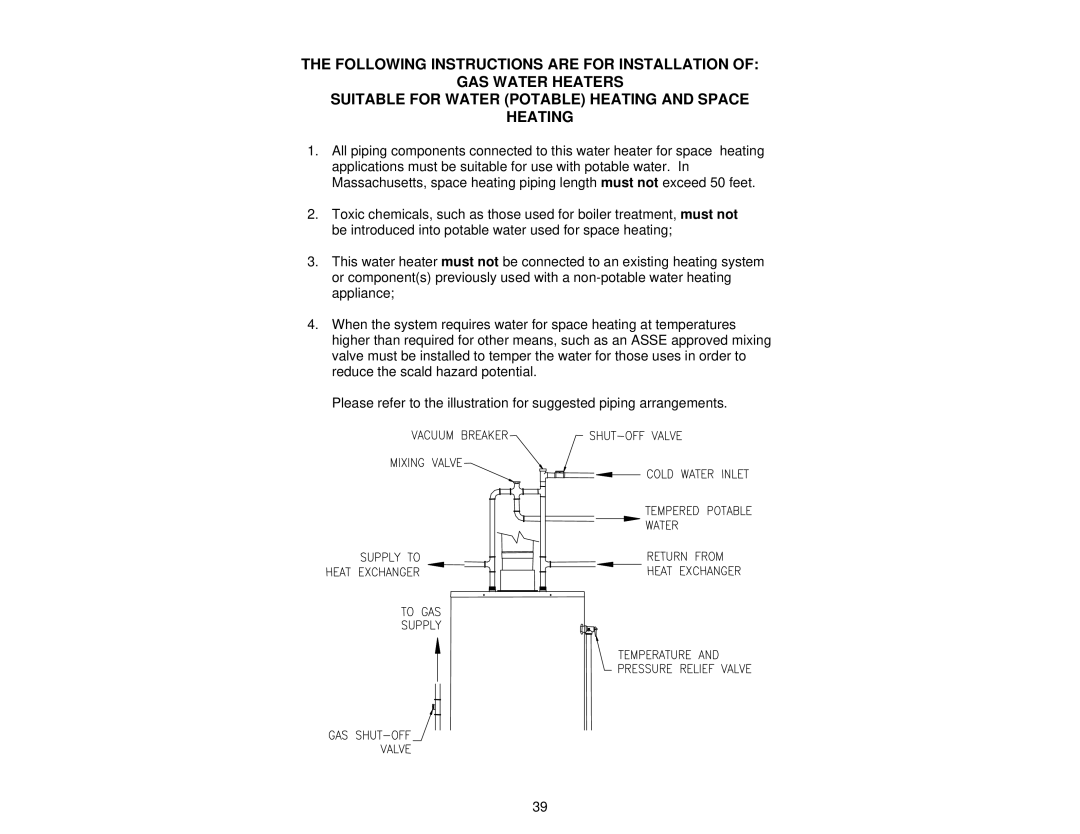 American Water Heater DIRECT VENT GAS WATER HEATER instruction manual 