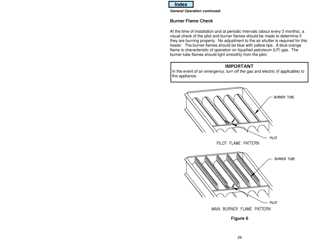 American Water Heater GAS-FIRED COMMERCIAL WATER HEATER instruction manual Burner Flame Check 