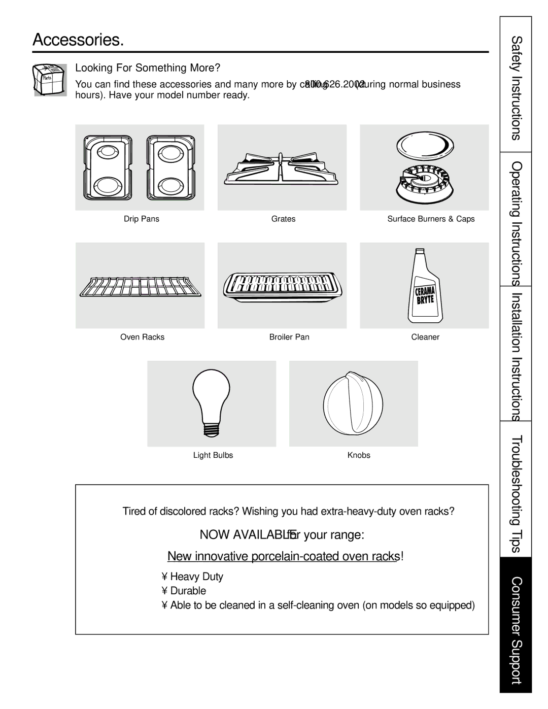 Americana Appliances AGBS300 installation instructions Accessories, Looking For Something More? 