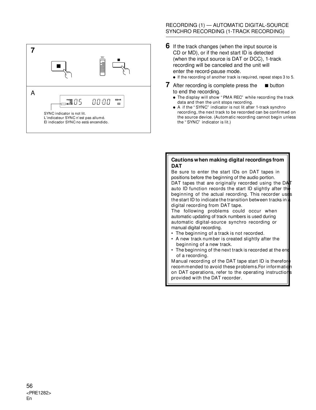 Americana Appliances CDR-850 manual Dat 