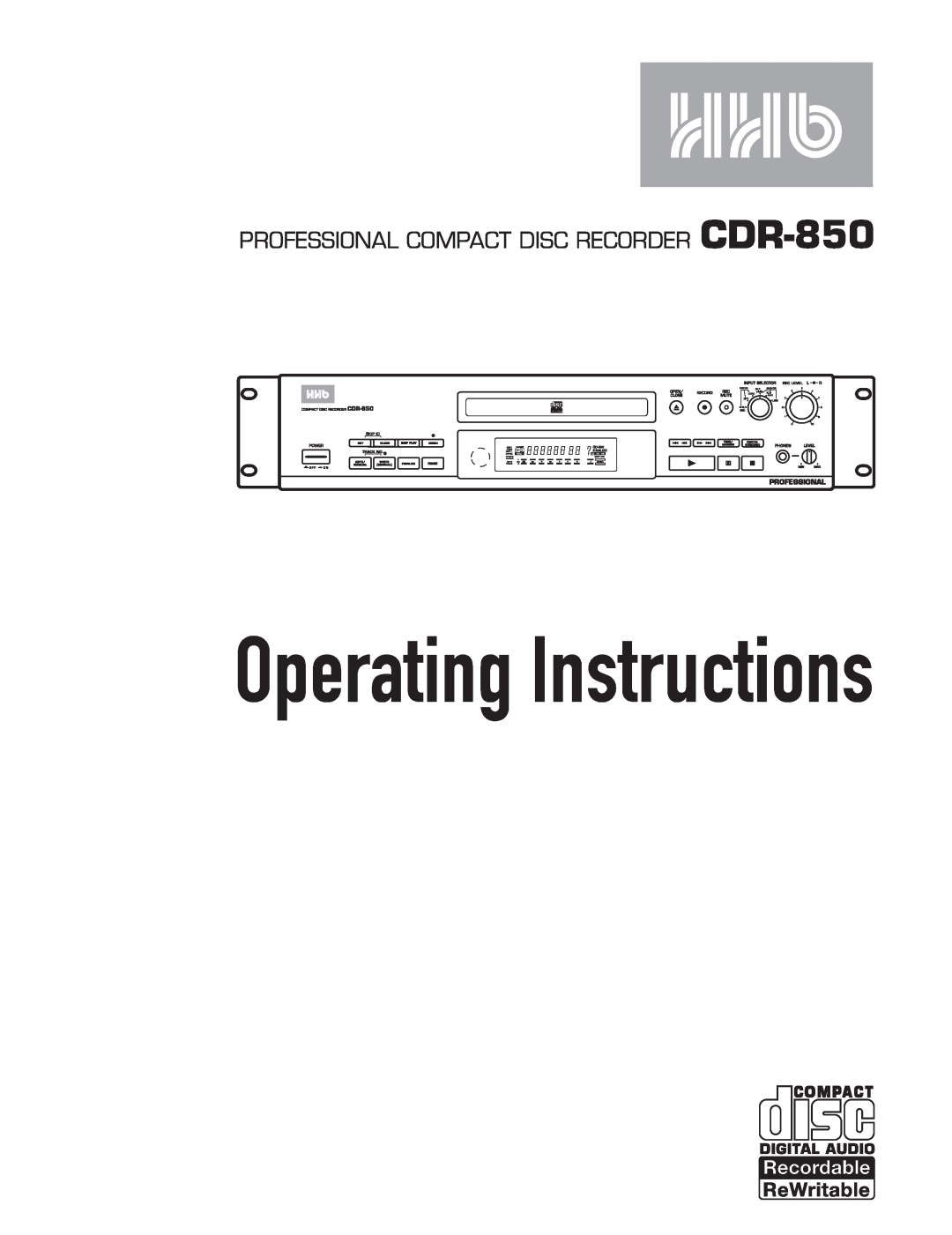 Americana Appliances CDR-850 manual 