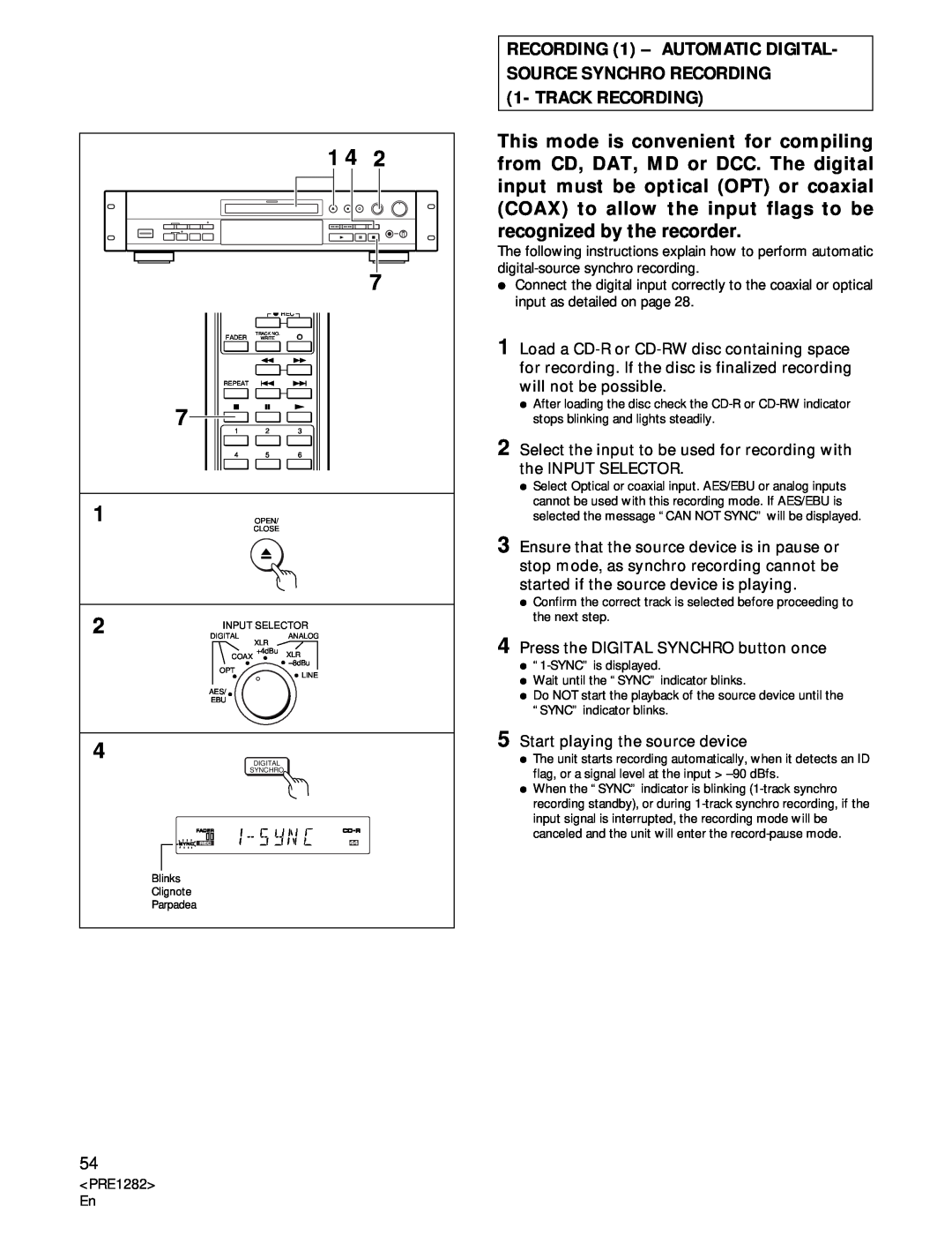 Americana Appliances CDR-850 manual Track Recording 