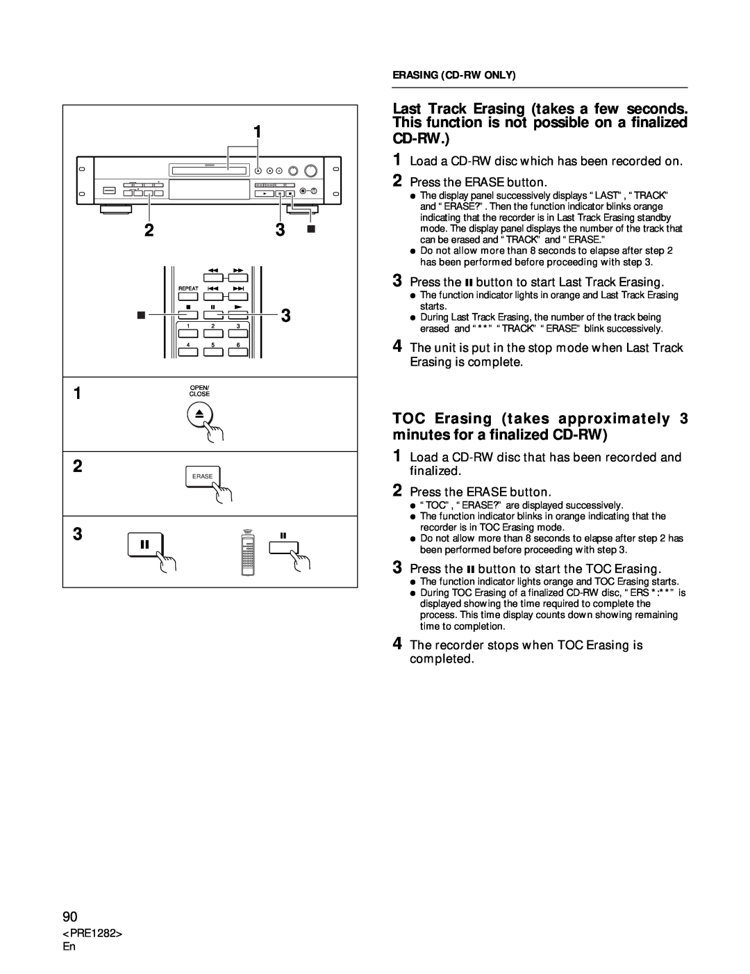 Americana Appliances CDR-850 manual Cd-Rw 