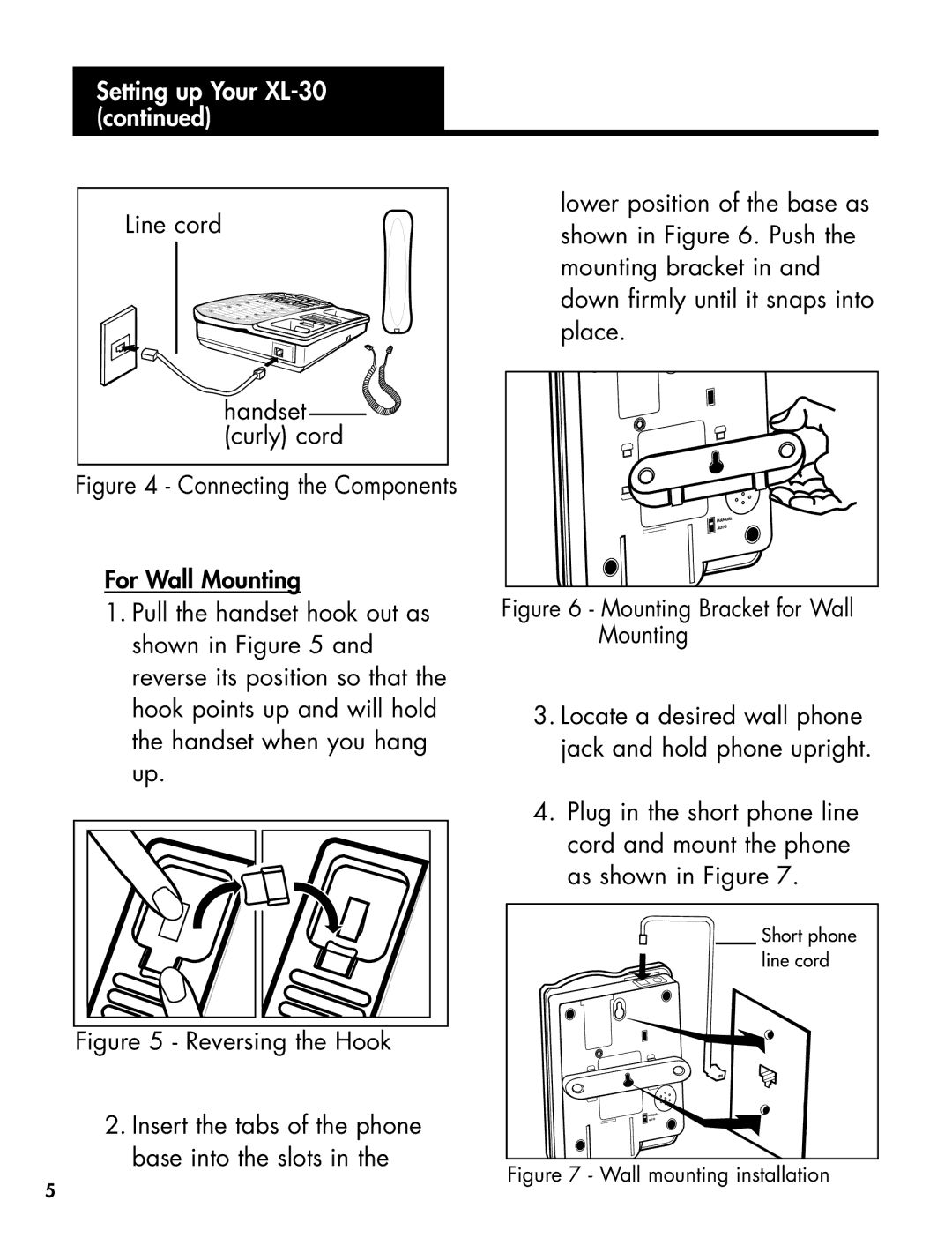 Ameriphone 30 manual Line cord 