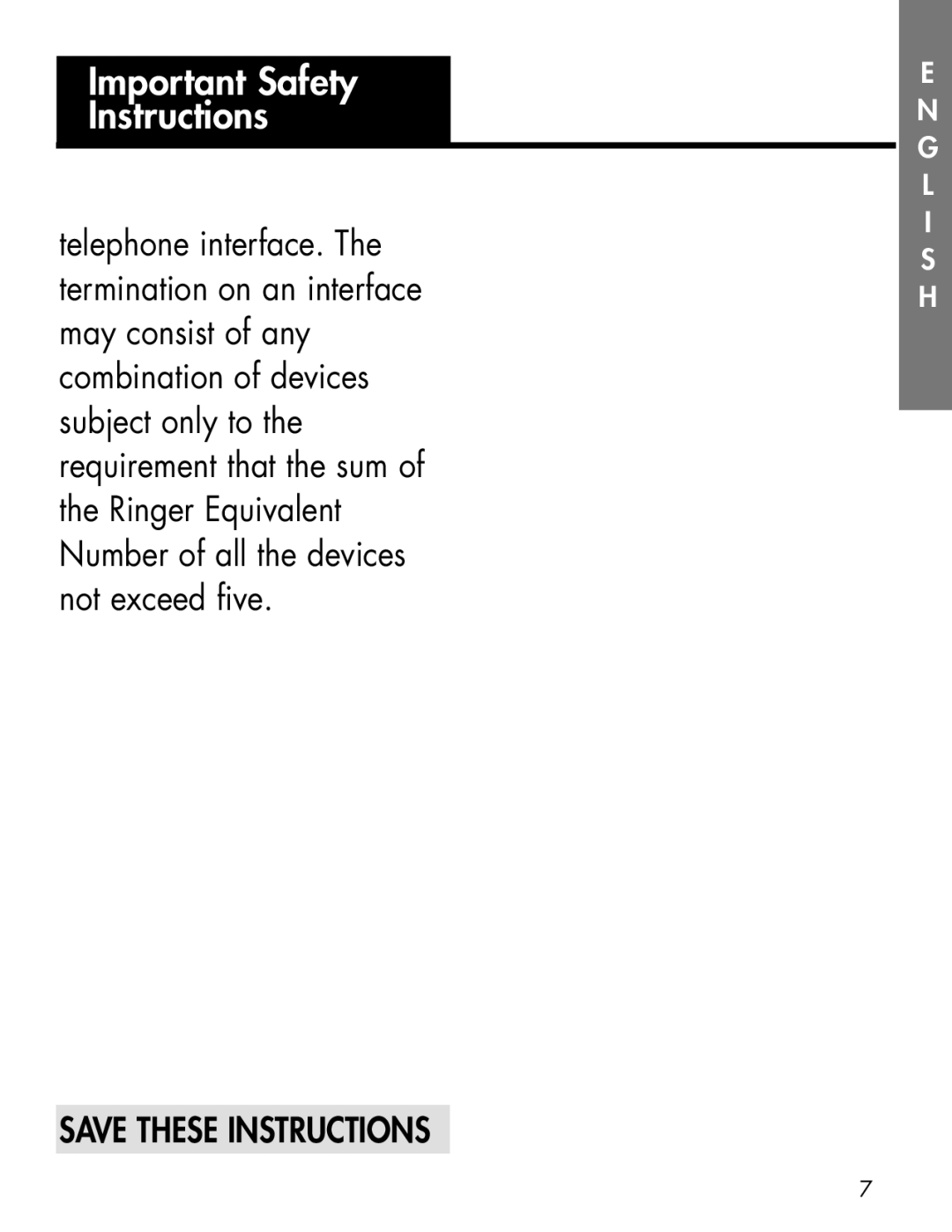 Ameriphone AM-RX2 manual L I S H 