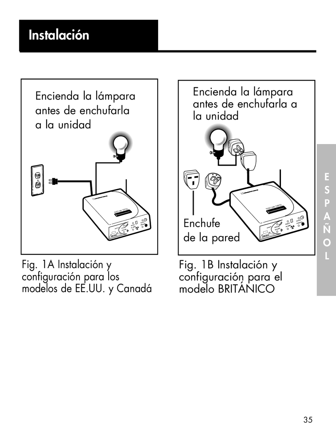 Ameriphone AM-RX2 manual Instalación 