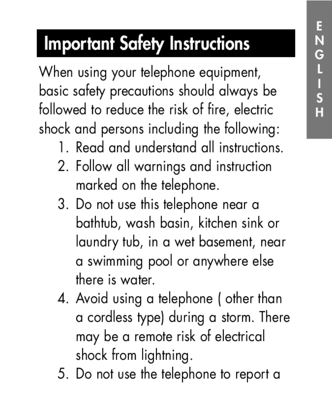 Ameriphone HA40, HA30 manual Important Safety Instructions 