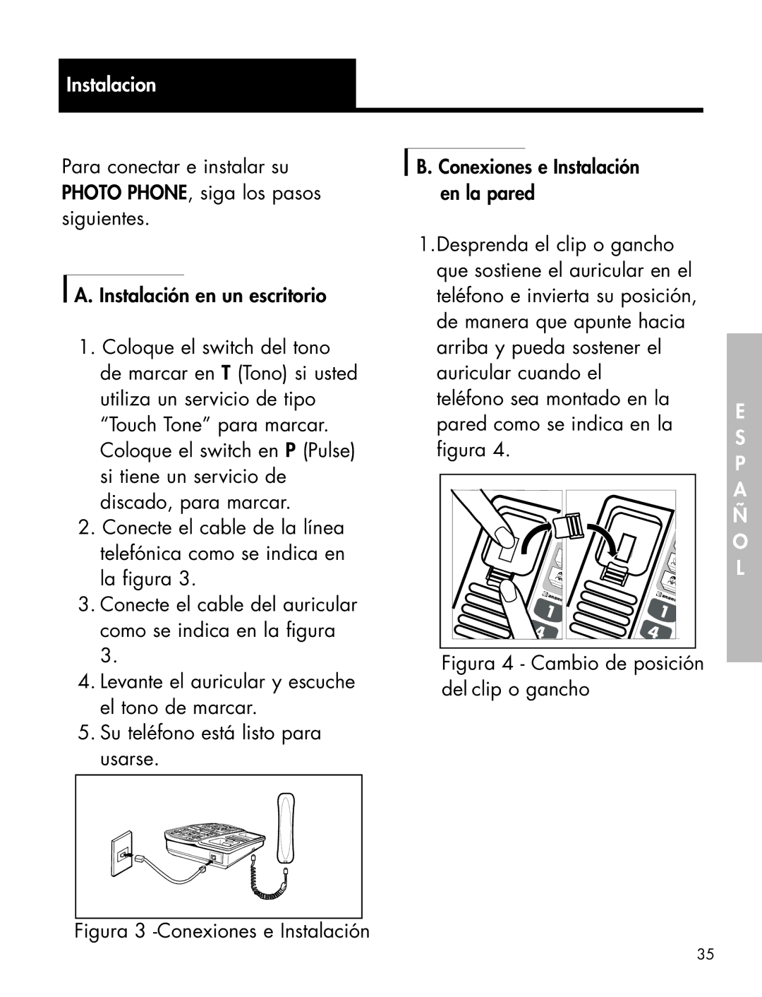 Ameriphone P-300 manual Instalacion, Figura 