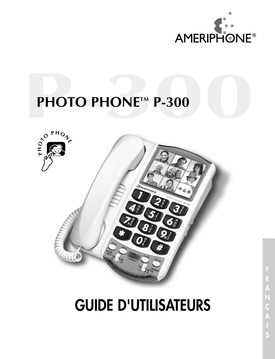 Ameriphone P-300 manual Guide Dutilisateurs 