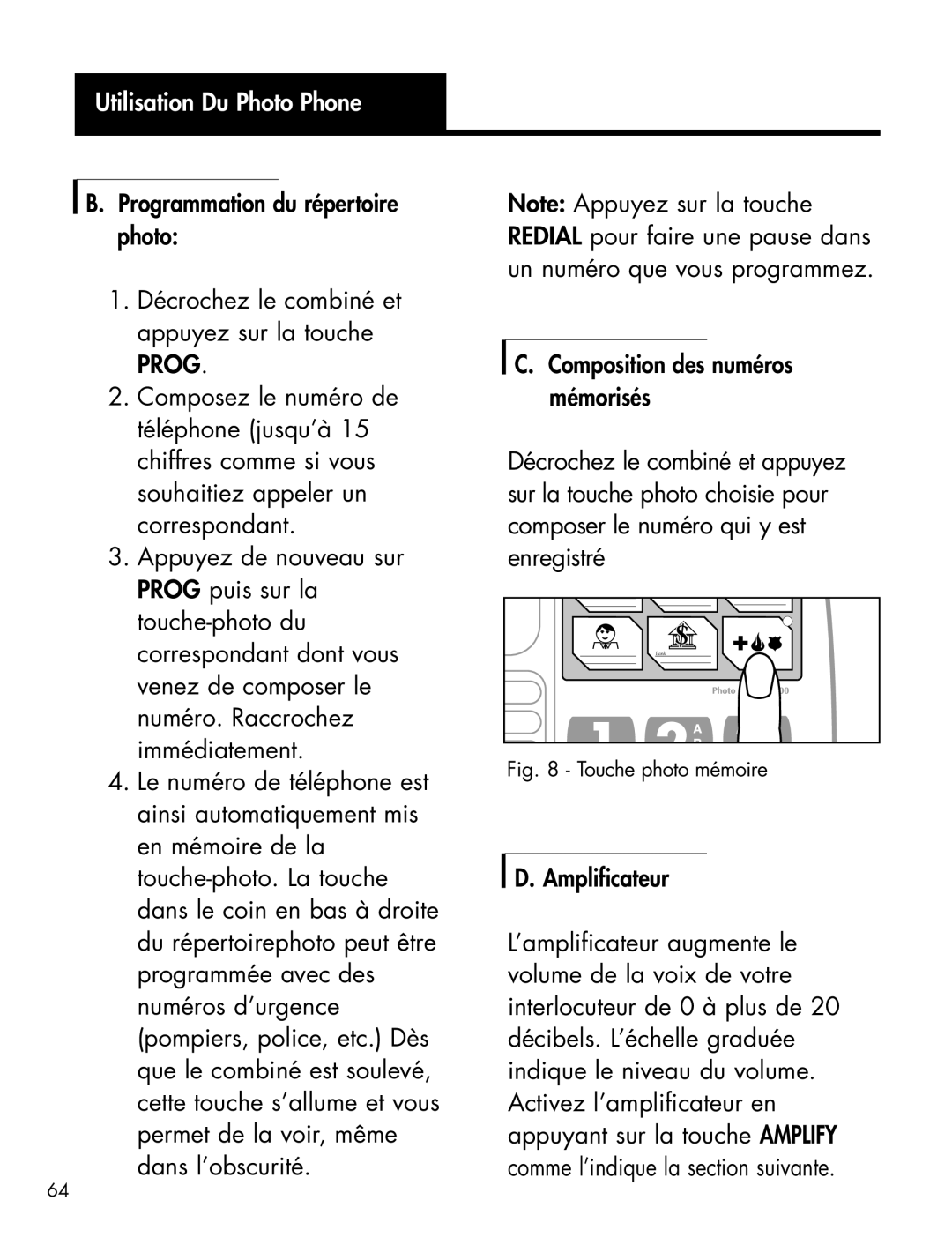 Ameriphone P-300 manual Amplificateur 