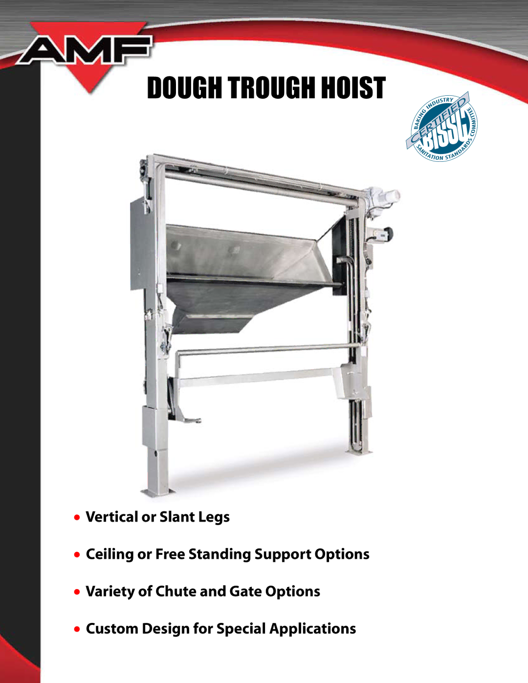 AMF Dough Trough Hoist manual 