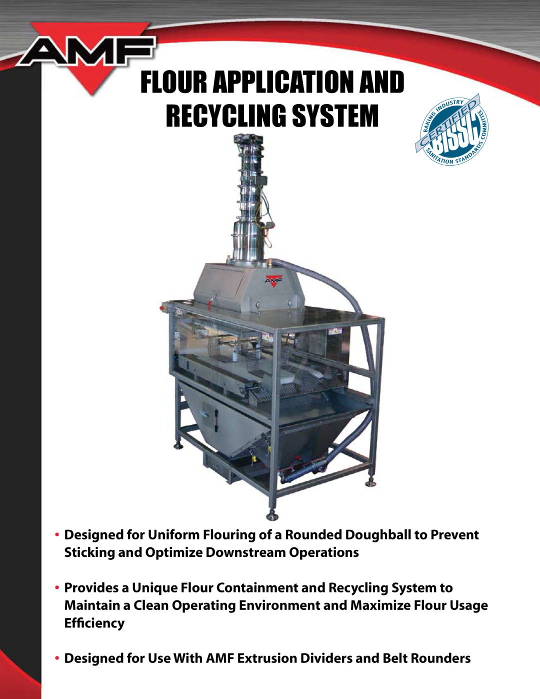 AMF Flour Application and Recycling System manual Flour Application And Recycling System 