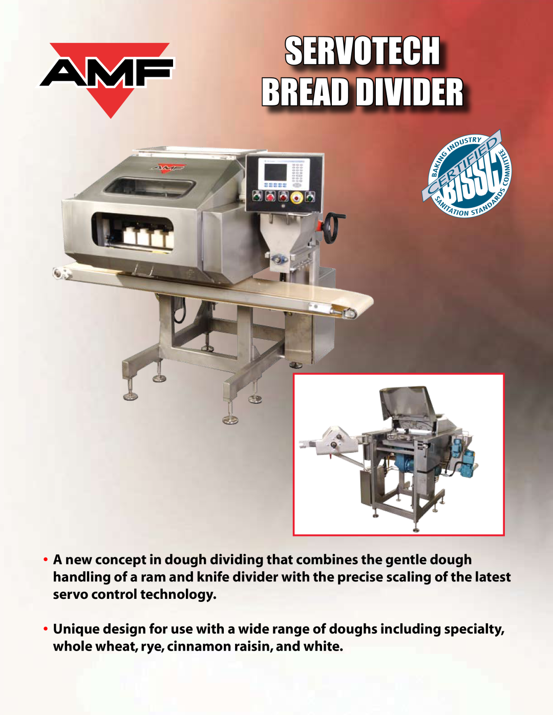 AMF Servotech manual Bread Divider 