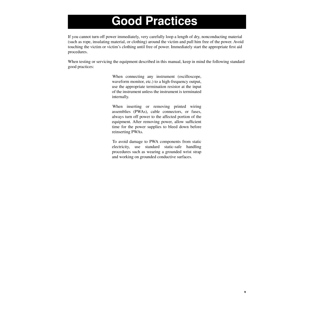 Ampex Data Systems ATM 300 manual Good Practices 