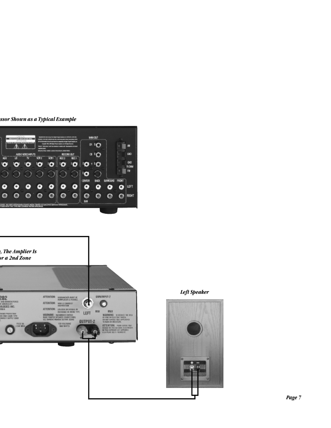 Amplifier Tech AT1202, AT602 manual 