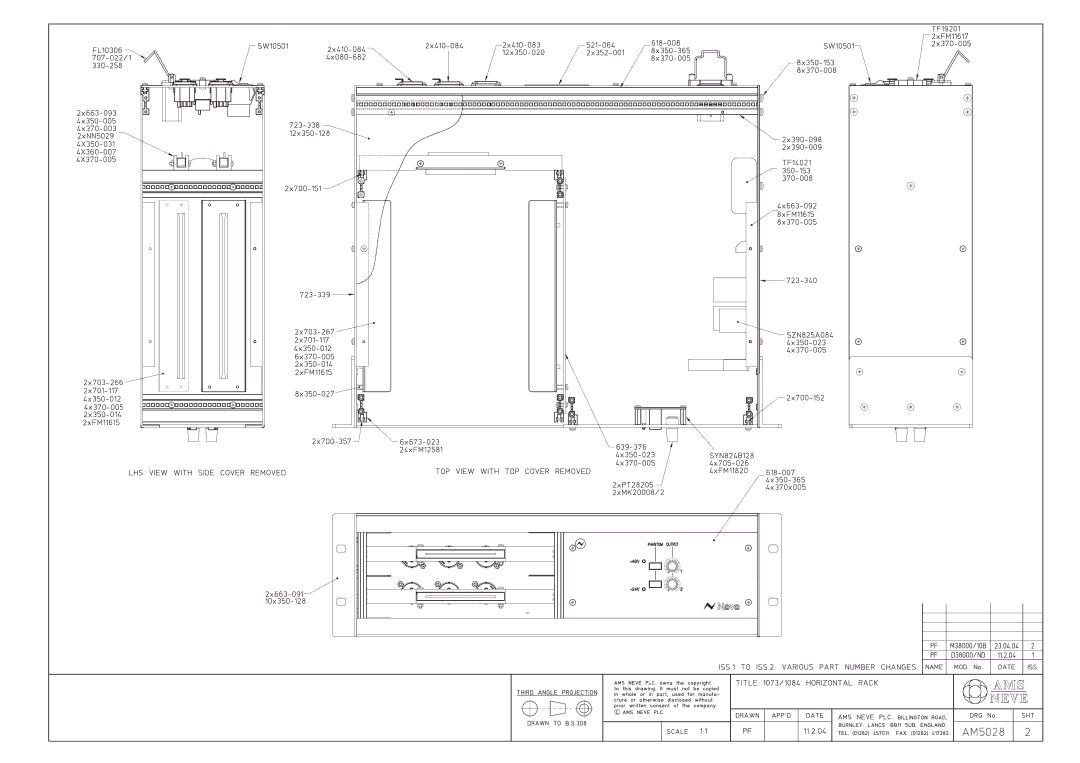 AMS 1073, 1084 specifications 