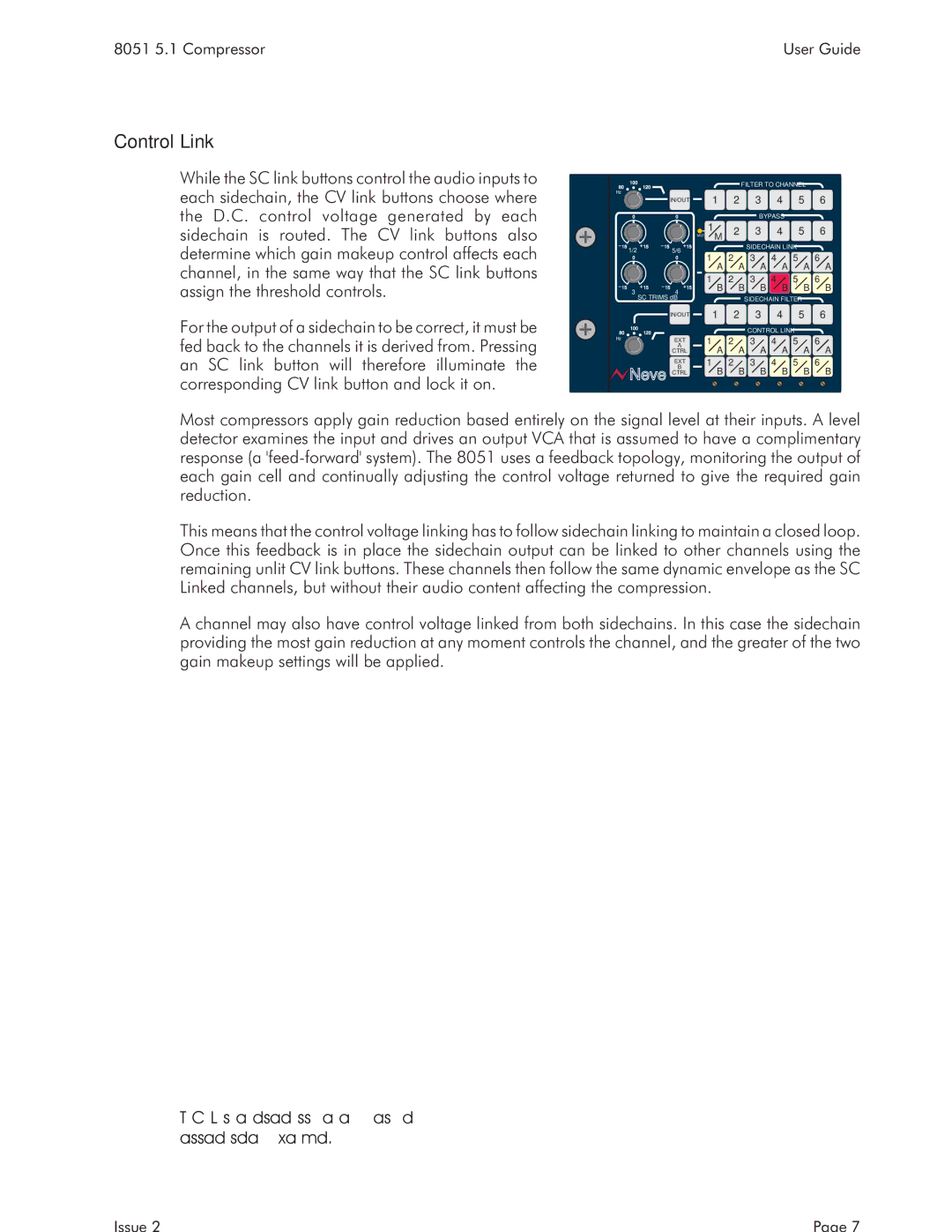 AMS 8051 specifications Control Link 