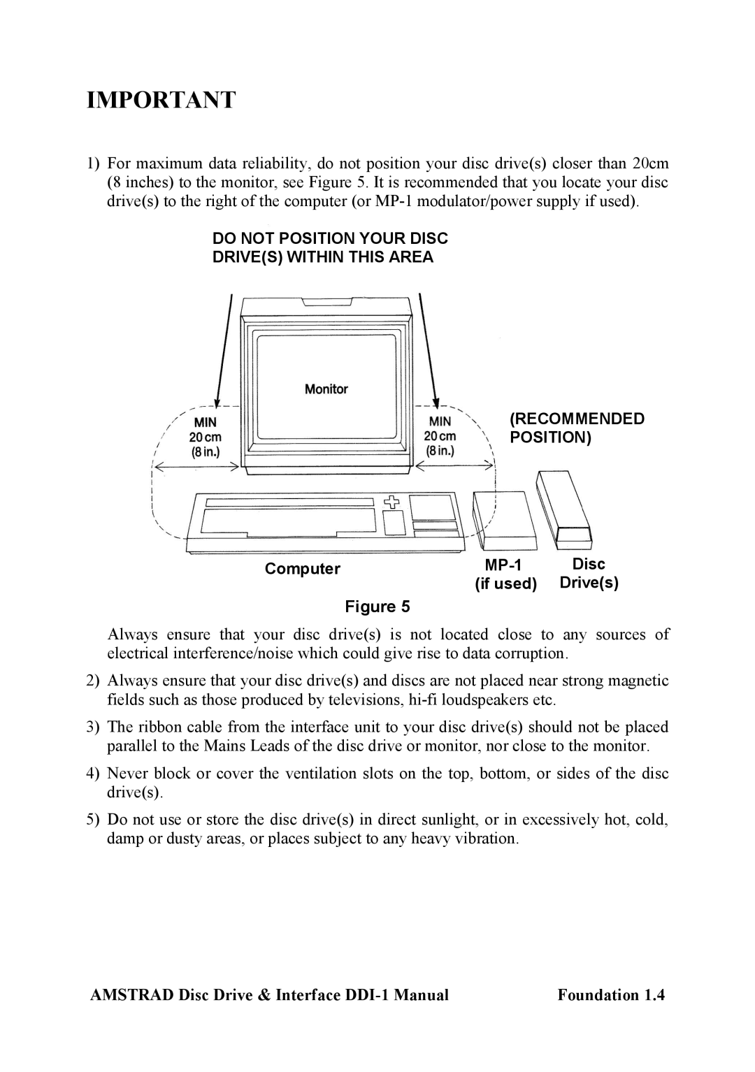 Amstrad DDI-1 manual Computer 