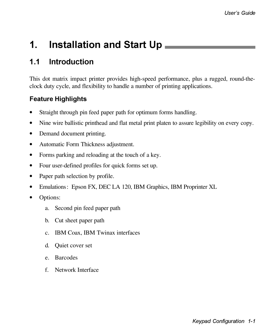 AMT Datasouth 3300 manual Installation and Start Up, Introduction, Feature Highlights 