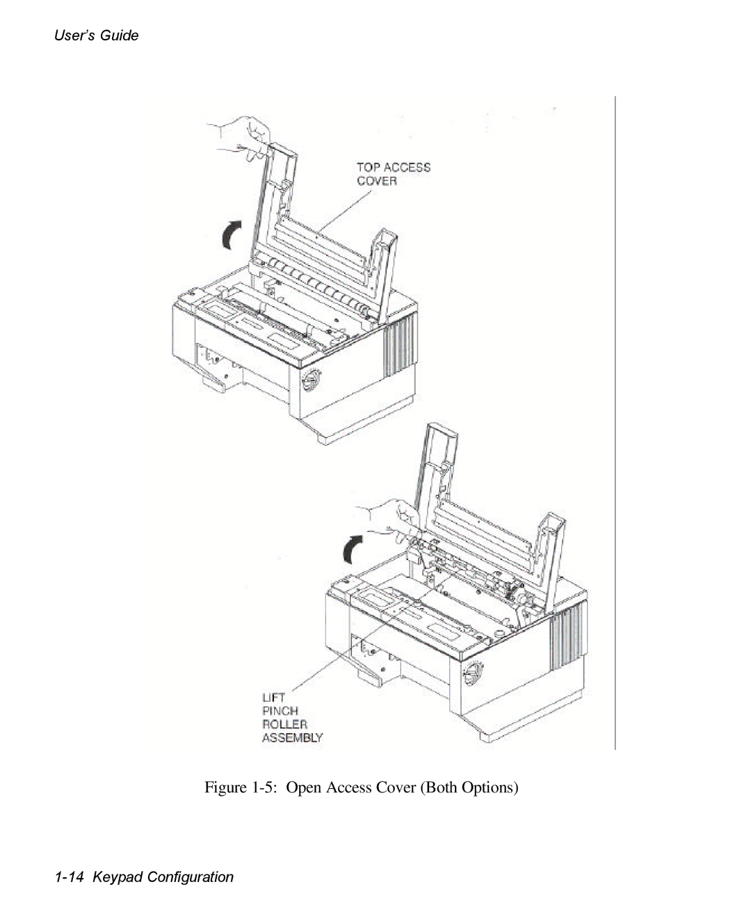 AMT Datasouth 3300 manual Open Access Cover Both Options 