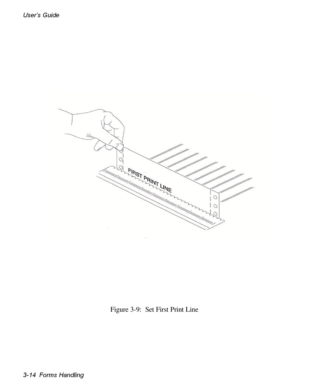 AMT Datasouth 3300 manual Set First Print Line 