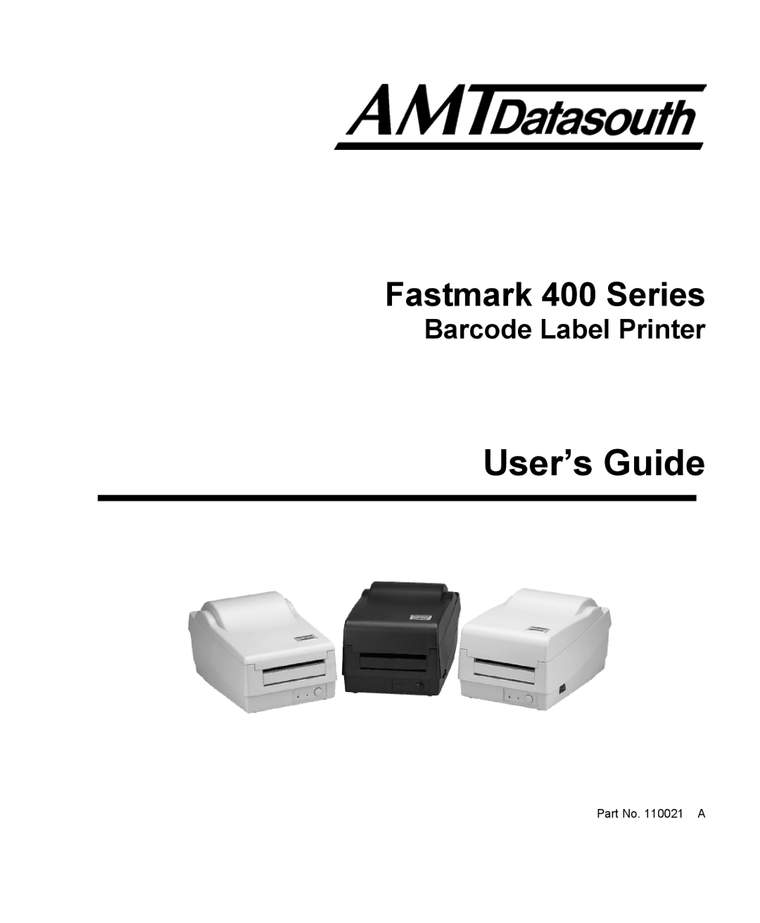 AMT Datasouth 400 manual User’s Guide 