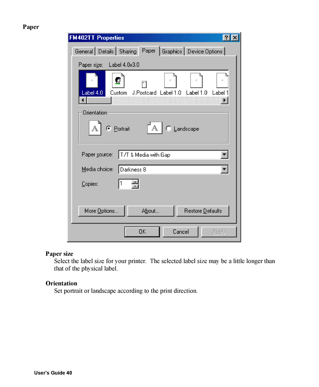 AMT Datasouth 400 manual Orientation 