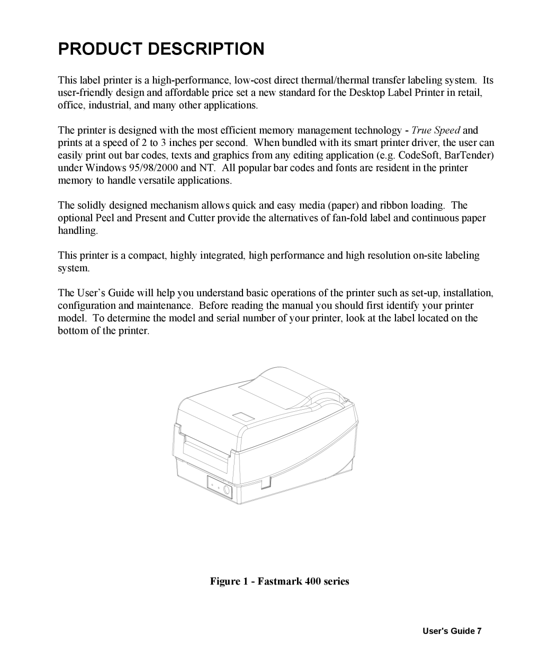 AMT Datasouth 400 manual Product Description 