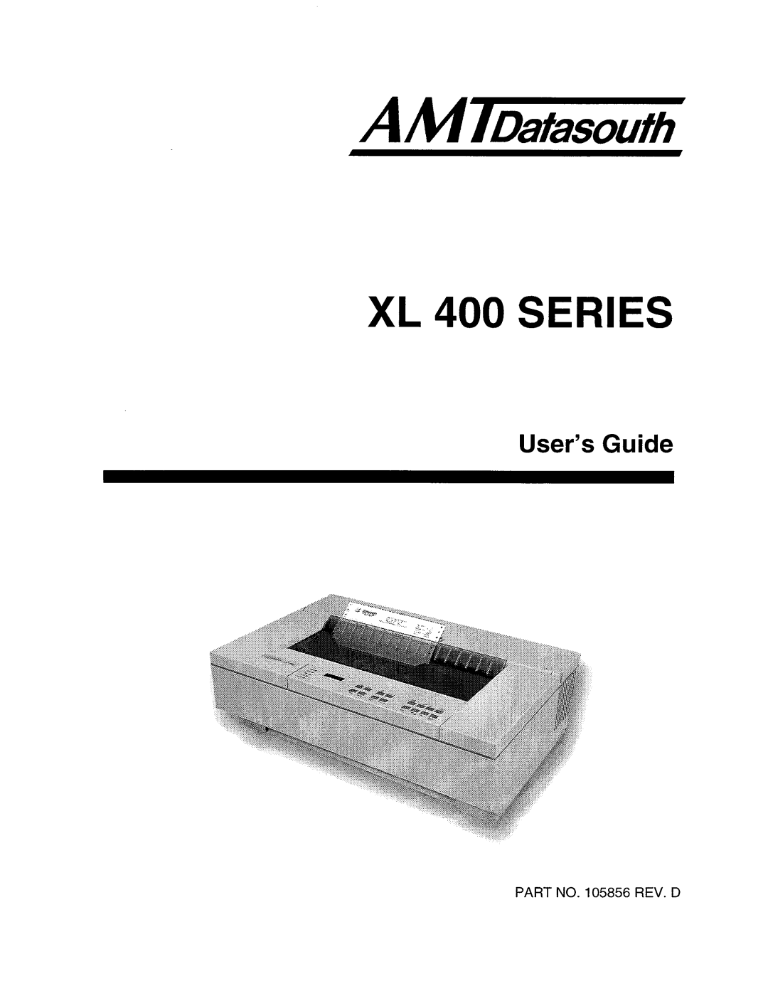 AMT Datasouth MS1839AVCC, 41AY89AR777 manual 