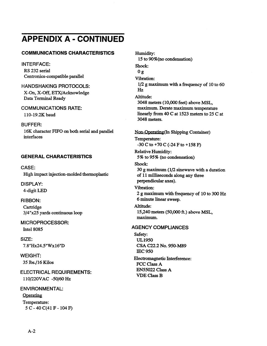 AMT Datasouth MS1839AVCC, 41AY89AR777 manual 