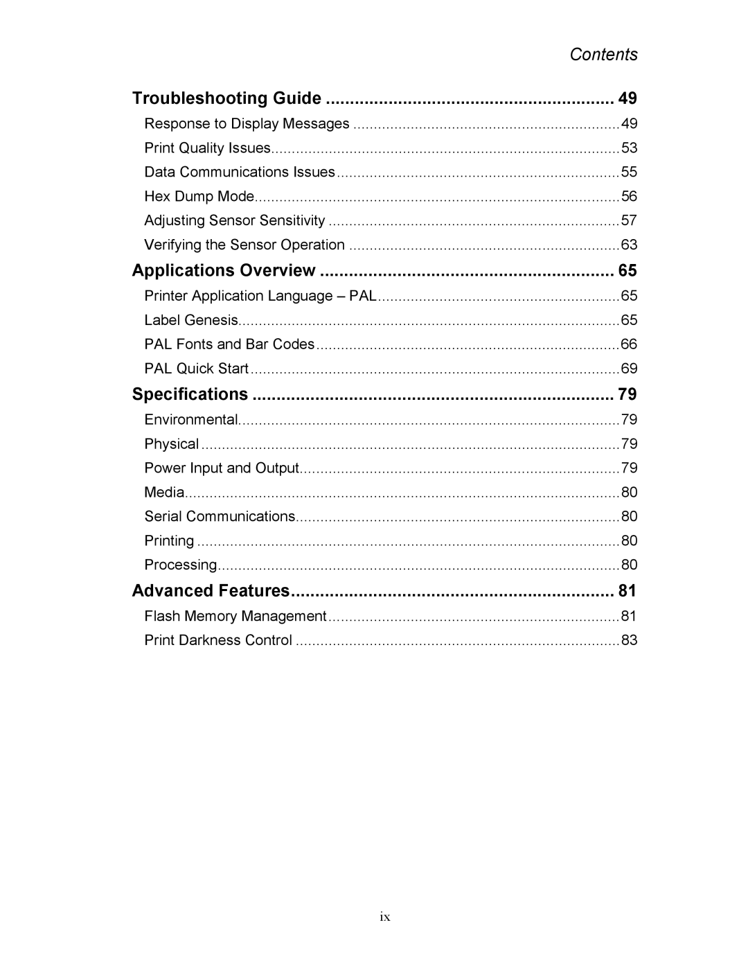 AMT Datasouth 4500 Series manual Contents 