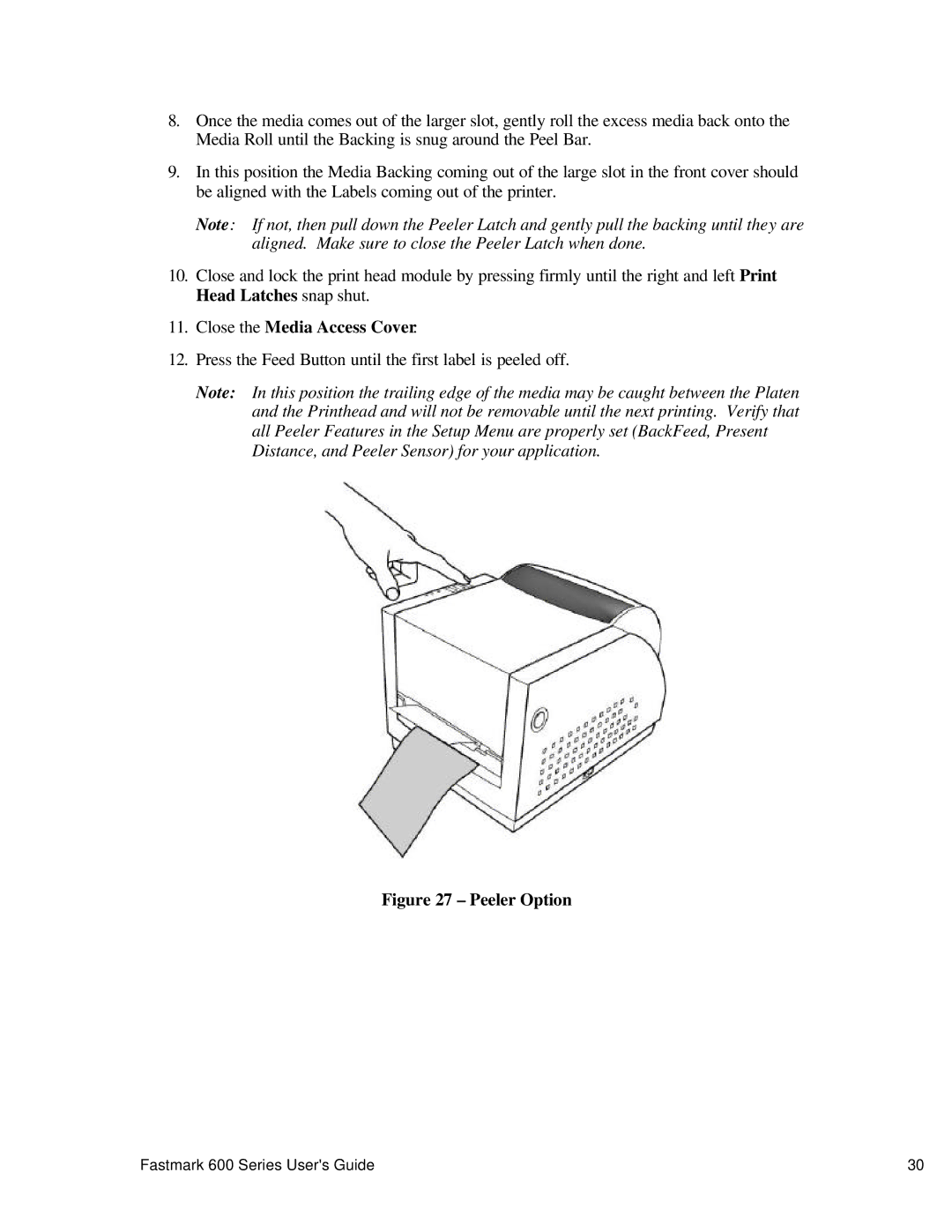 AMT Datasouth 600 manual Peeler Option 