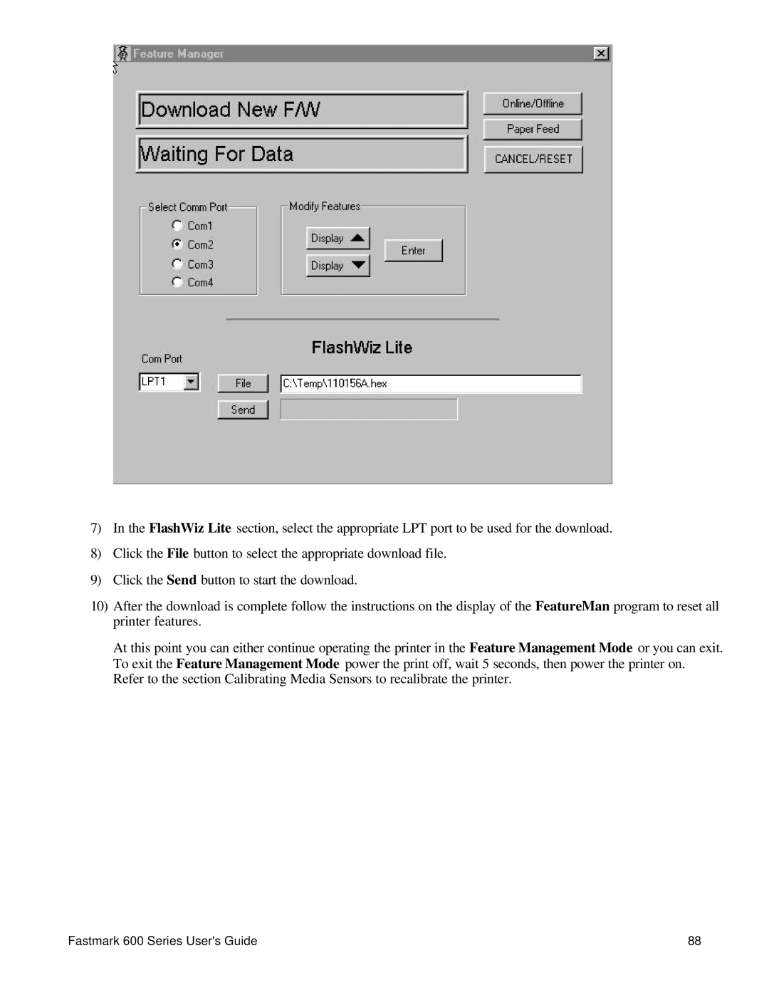 AMT Datasouth manual Fastmark 600 Series Users Guide 