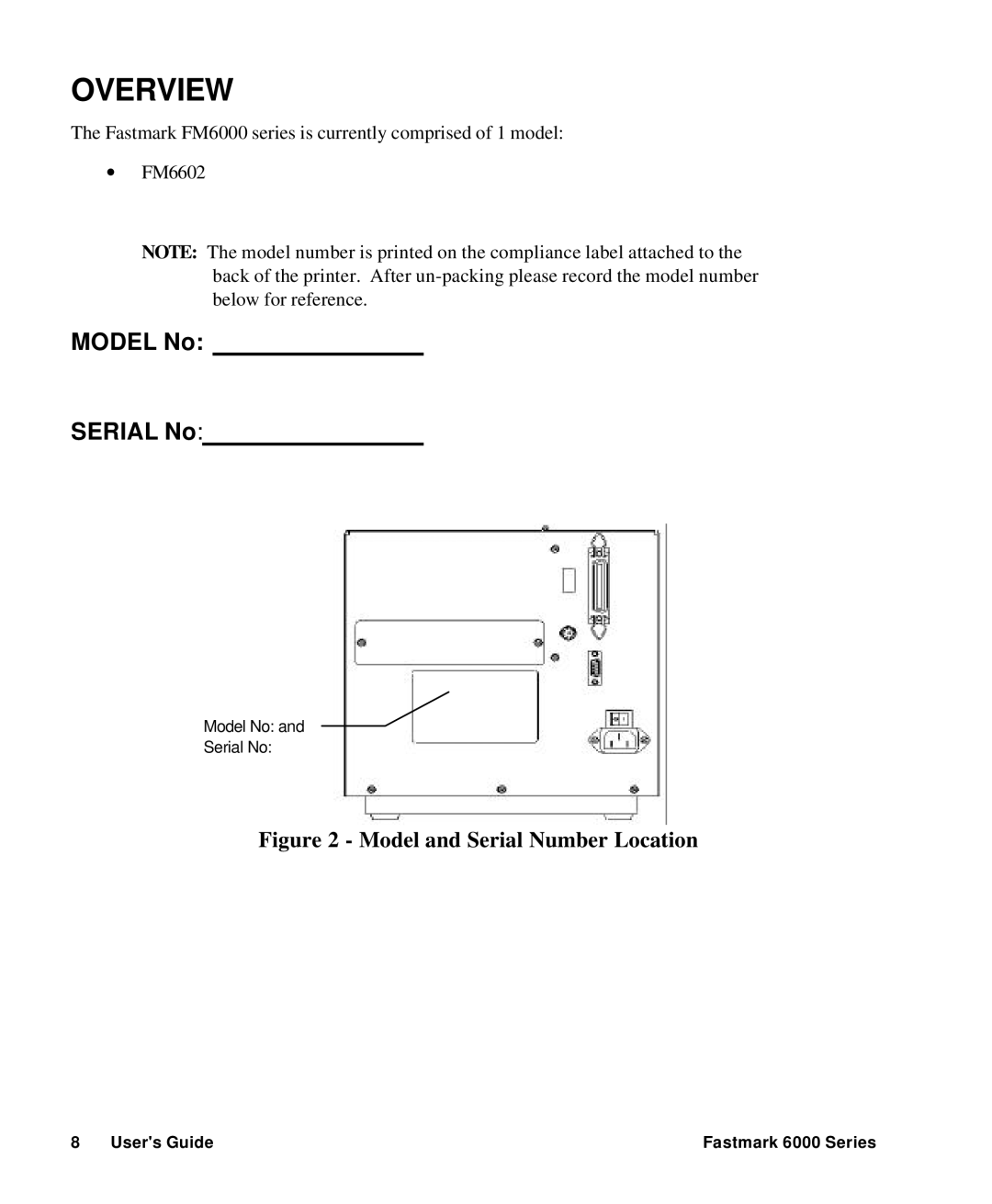 AMT Datasouth 6000 manual Overview 