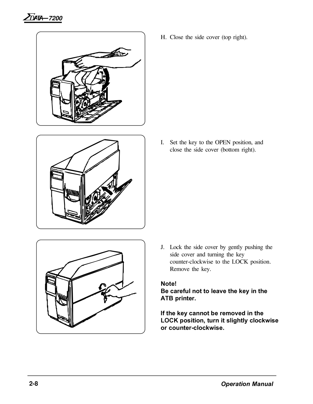 AMT Datasouth 7200 manual 