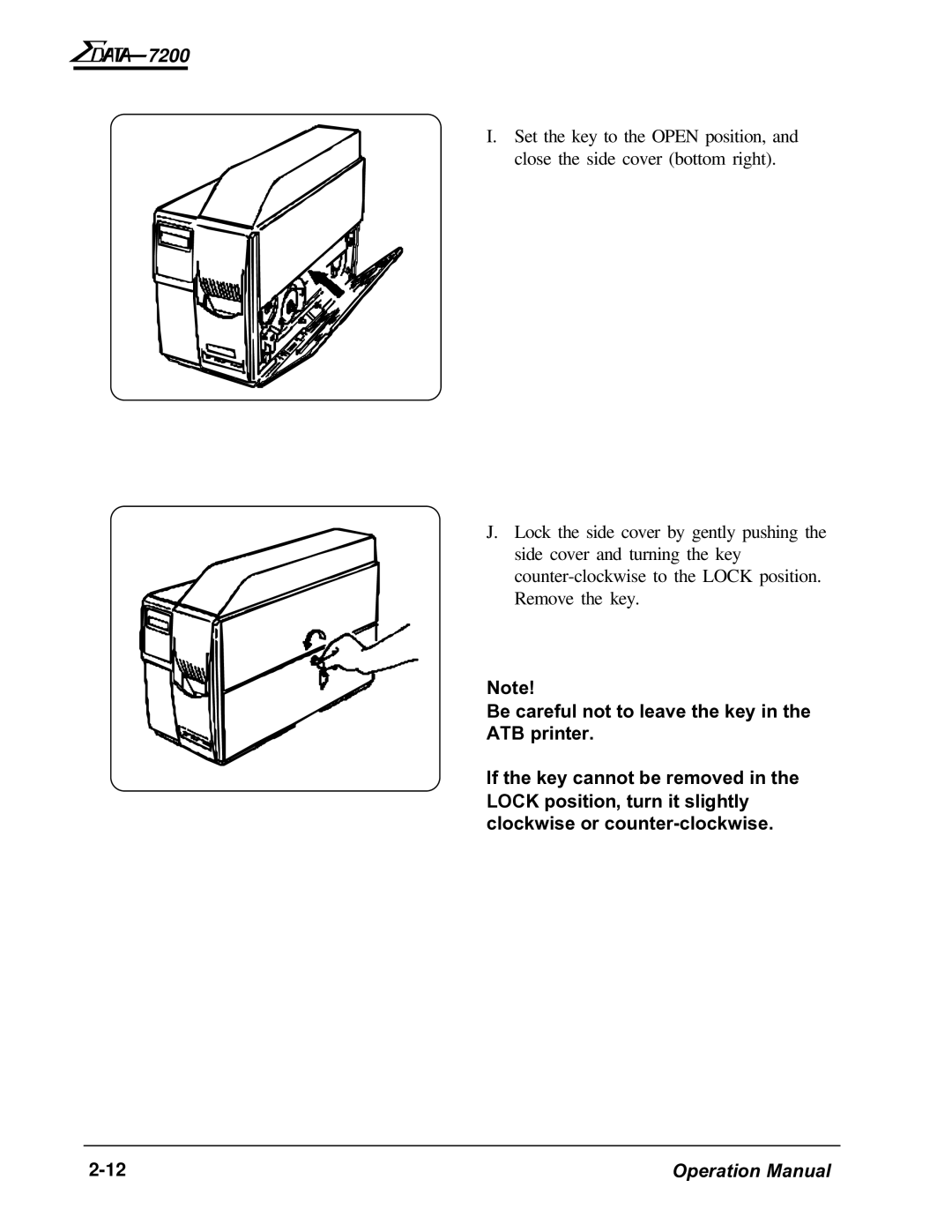 AMT Datasouth 7200 manual 