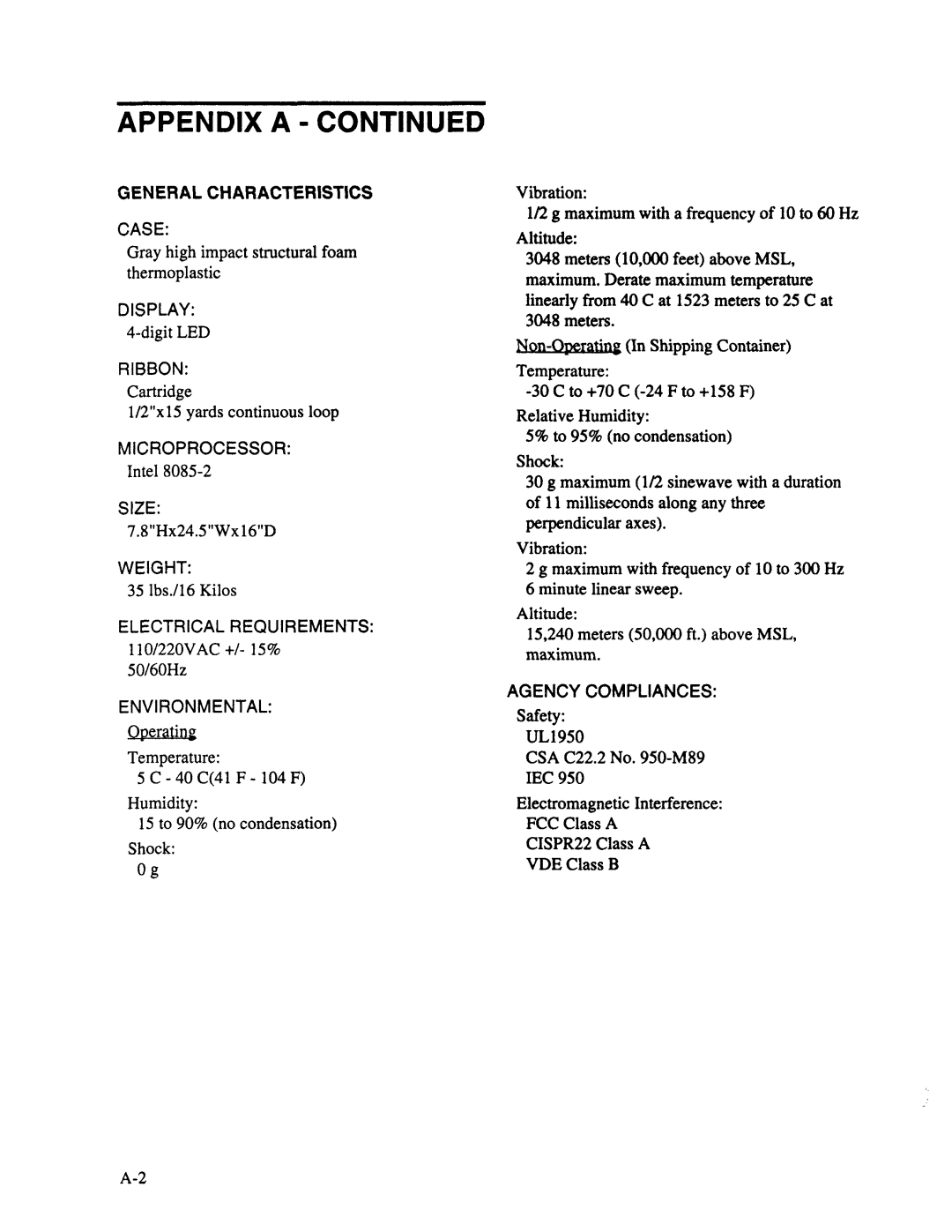 AMT Datasouth XL300 manual 