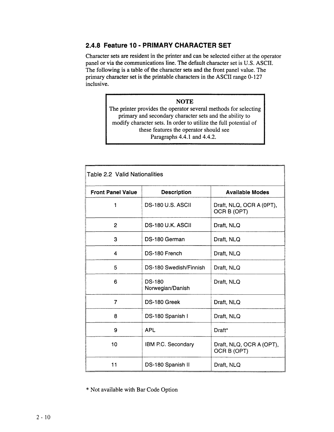 AMT Datasouth XL300 manual 