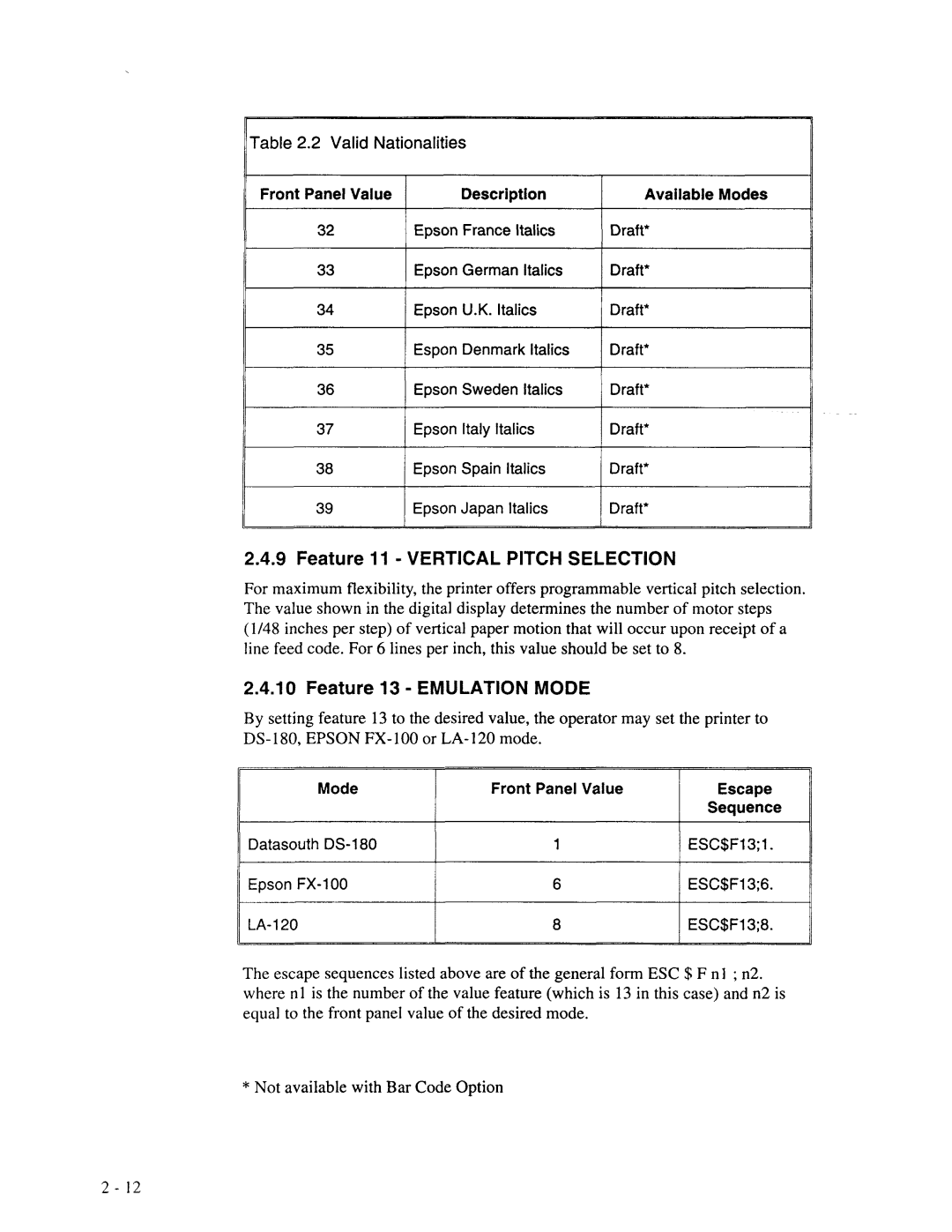 AMT Datasouth XL300 manual 