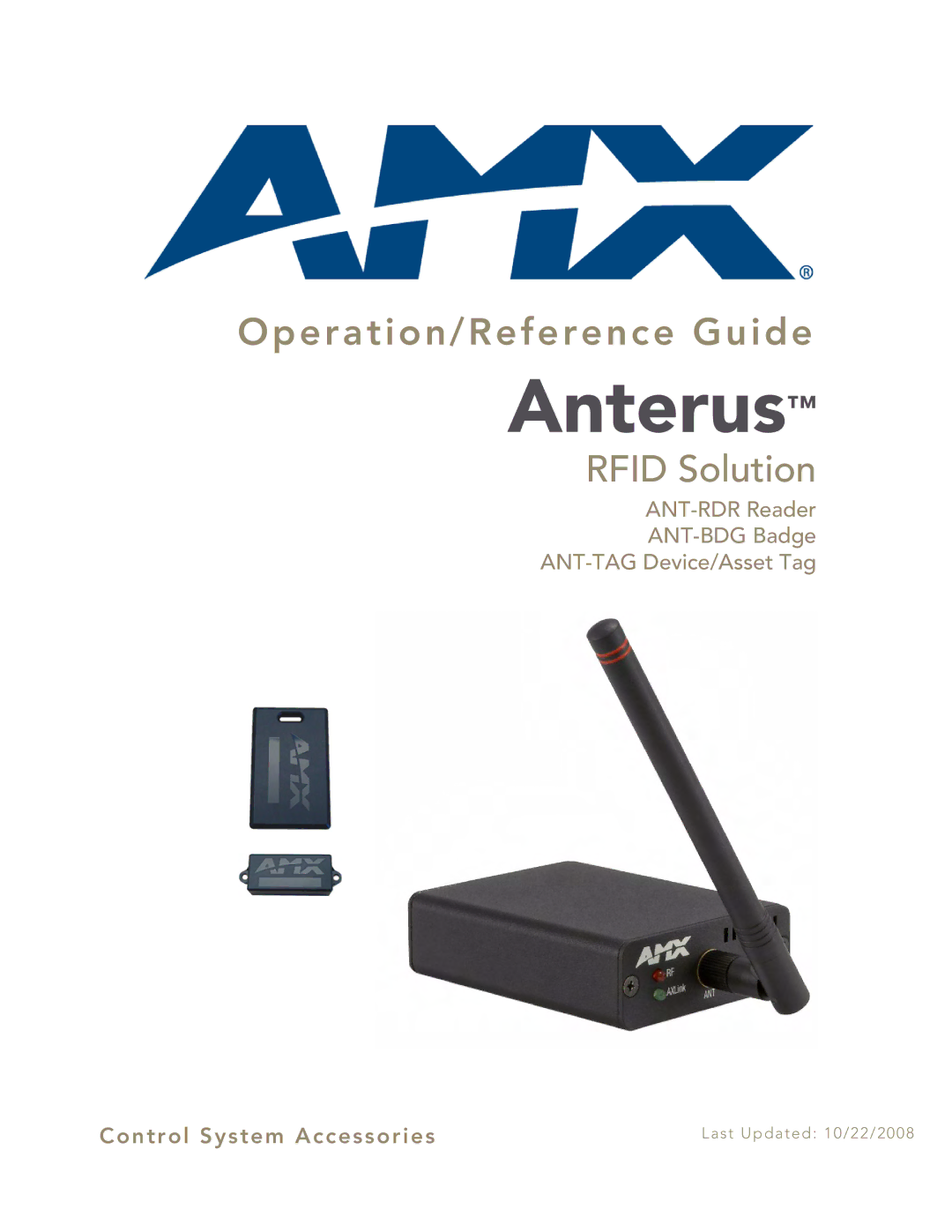 AMX Anterus manual 