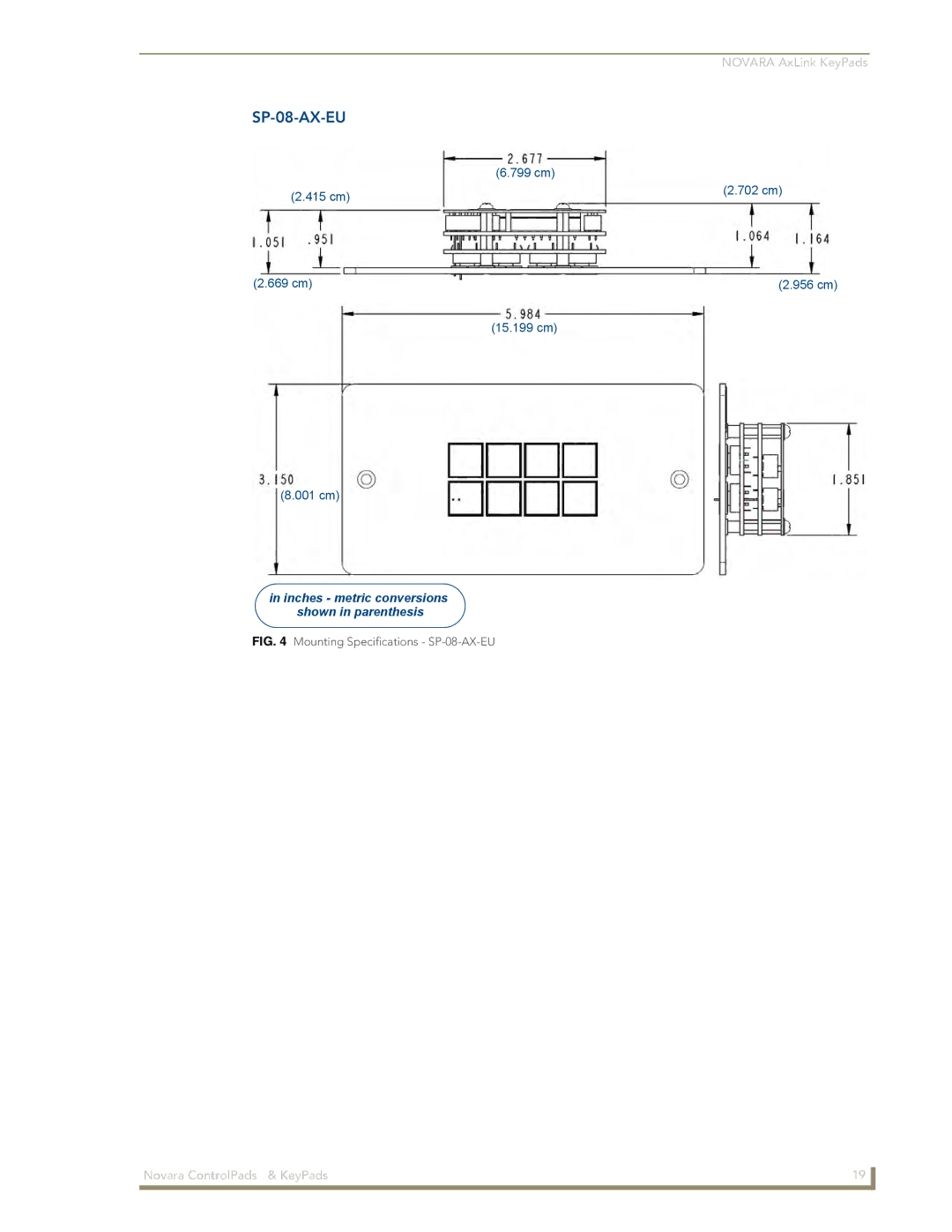 AMX 1000 Series, DCS1000 manual SP-08-AX-EU 