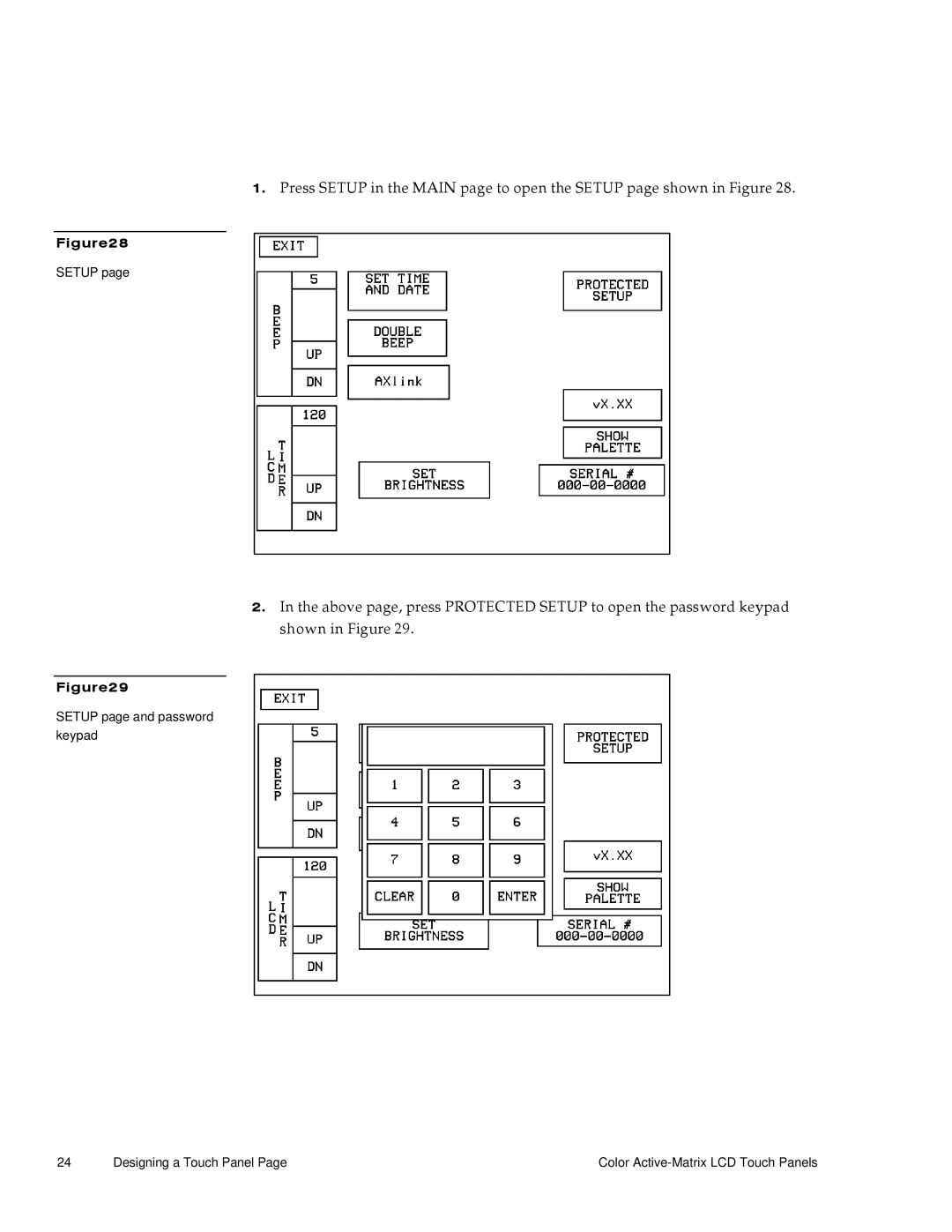 AMX G3 manual Setup 