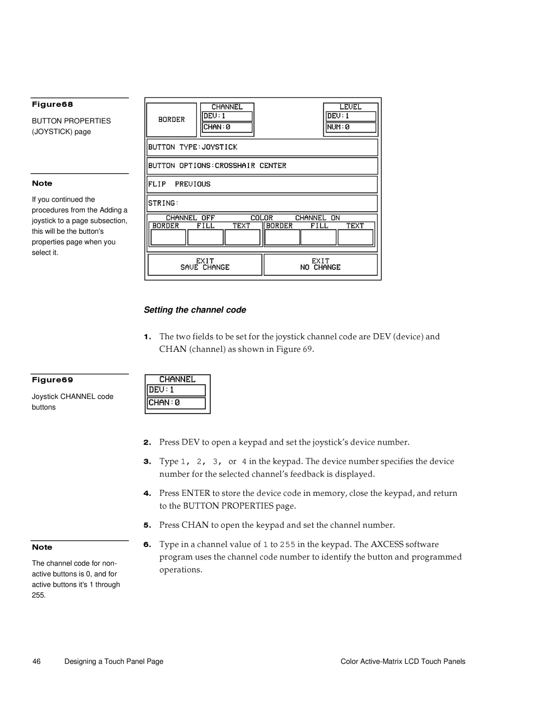 AMX G3 manual Setting the channel code 