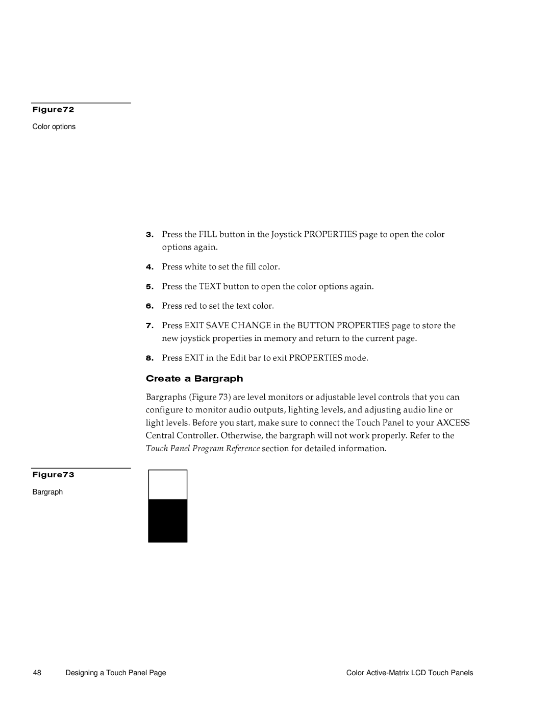 AMX G3 manual Create a Bargraph 