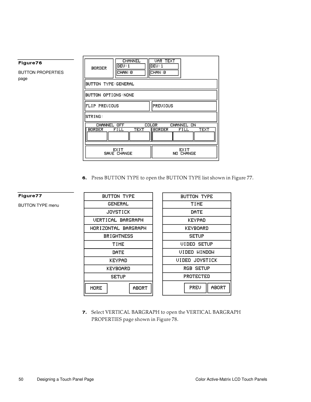 AMX G3 manual Button Properties 