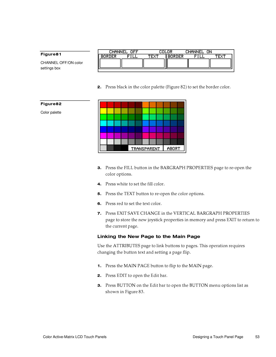 AMX G3 manual Linking the New Page to the Main 