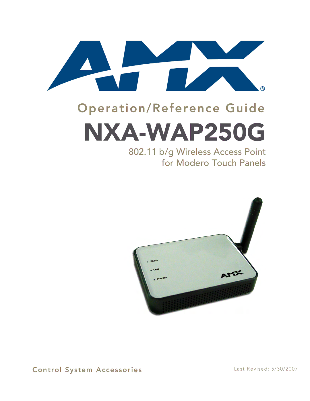 AMX NXA-WAP250G manual 